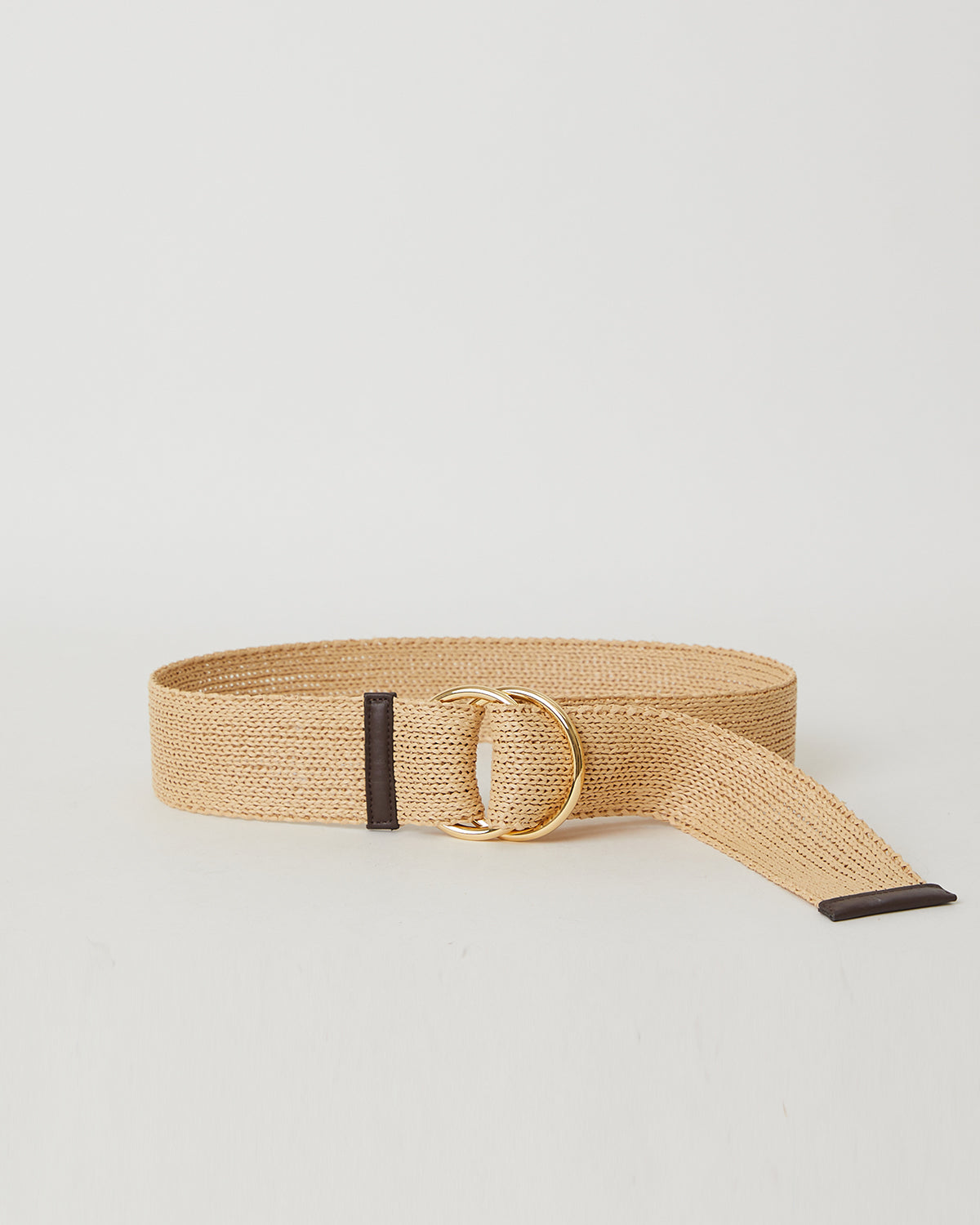 Tumble Meadow Belt Chocolate Gold