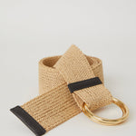 Tumble Meadow Belt Chocolate Gold