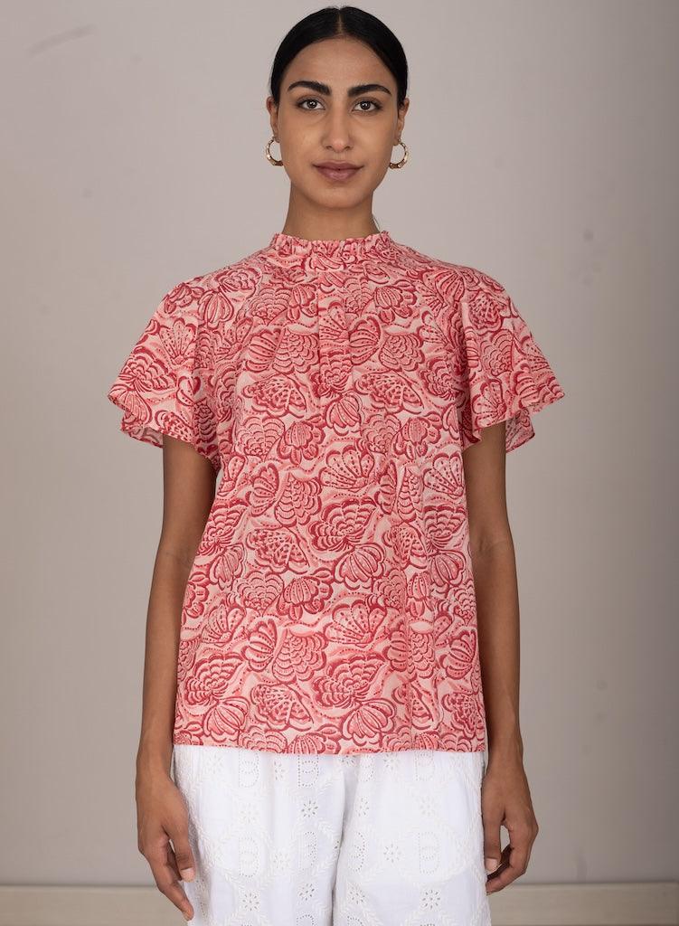Banjanan Joyful Top Coral