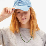 Baseball Hat Sky Blue Navy Embroidered Oui
