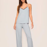 Frida Cami/Pant PJ Set Gray Dawn/Navy