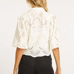 Juliette Ivory Lace Top