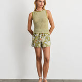 Fallon Short Artichoke/ Lilac Multi