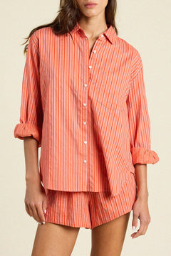 Blake Oversized Shirt Terracotta Shirt