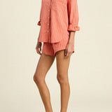 Blake Oversized Shirt Terracotta Shirt