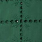 Mena Blouse Emerald Eyelet