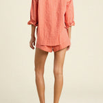 Blake Oversized Shirt Terracotta Shirt