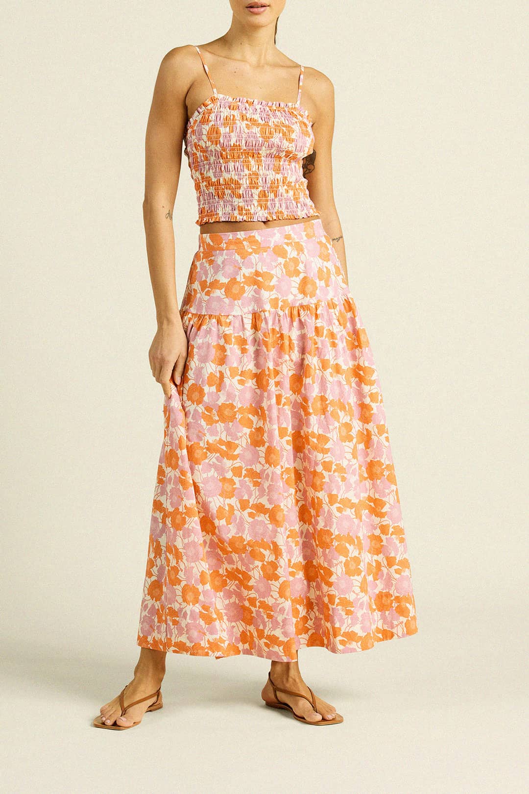 Lydia Skirt Poppy Dawn