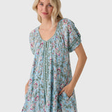 Elodie Mini Dress Luna Flora Print