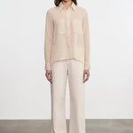 Cotton Organza Shirt Fawn