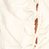 Cerritos Top in White Box Stitch