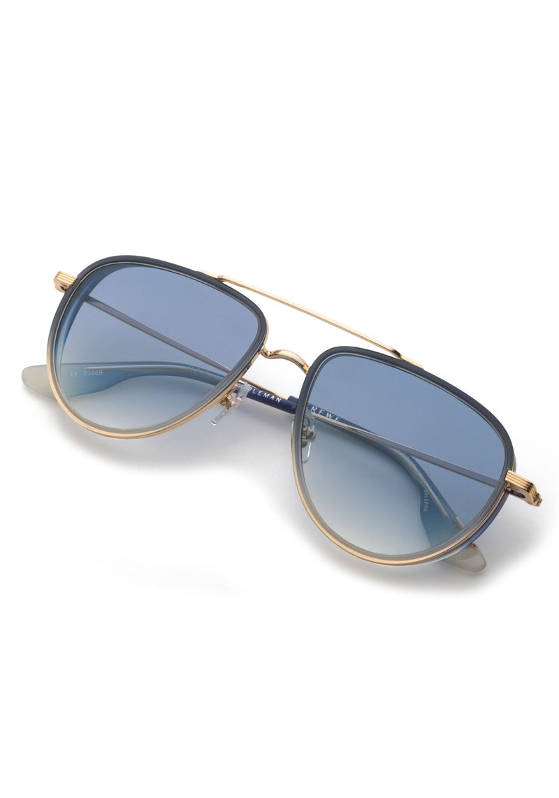 COLEMAN in 18K Matte Indigo Fade + Gravity