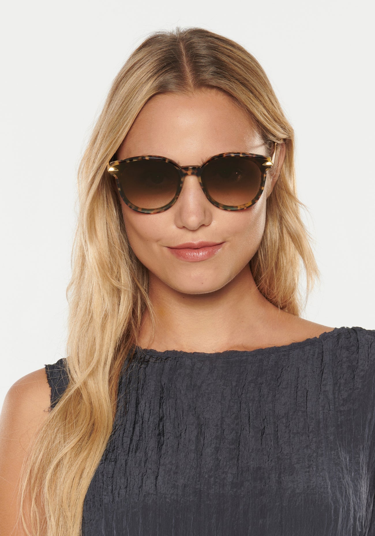 COLETTE NYLON in Blonde Tortoise 18K