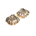 Concha Earrings Brass