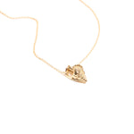 Coquille Necklace Brass