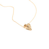 Coquille Necklace Brass
