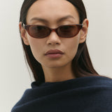 Romi Sunglasses Transparent Rust