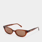 Romi Sunglasses Transparent Rust
