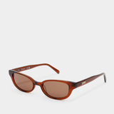 Romi Sunglasses Transparent Rust