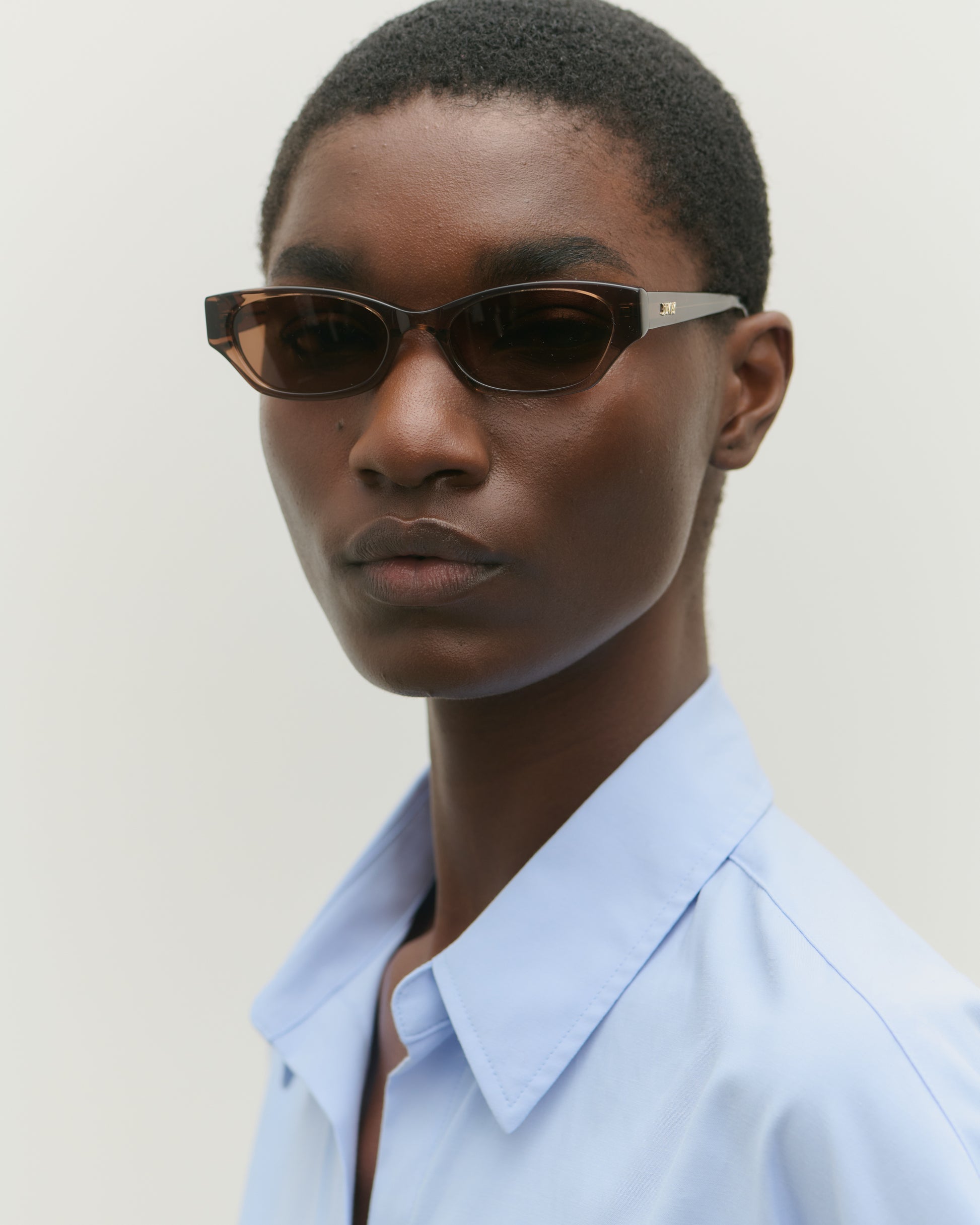 Suki Sunglasses Transparent Brown