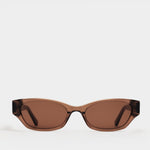 Suki Sunglasses Transparent Brown