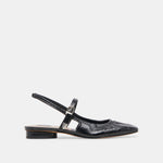 Rianne Shoe Midnight Crinkle Patent Black Leather