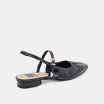 Rianne Shoe Midnight Crinkle Patent Black Leather