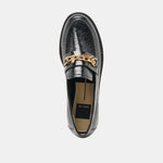 Waylen Loafers Midnight Crinkle Patent