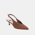 Alenna Dark Brown Nubuck