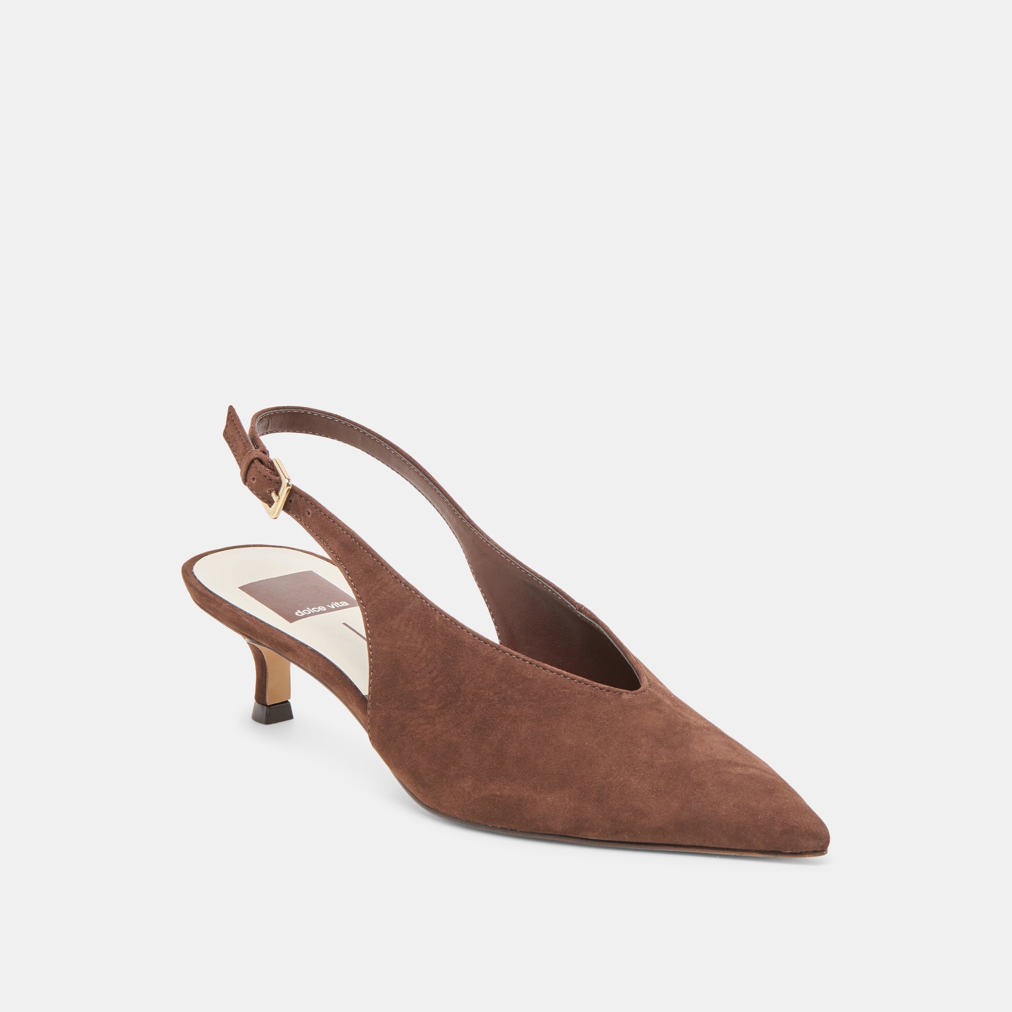 Alenna Dark Brown Nubuck