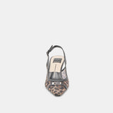 Lorine Heels Leopard Mesh