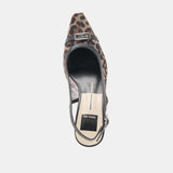 Lorine Heels Leopard Mesh