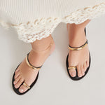 Wink Over Toe Sandal Black