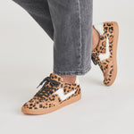 Notice Stitch Leopard Calf Hair