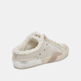 Zantel Sneaker Off White Crackled Leather