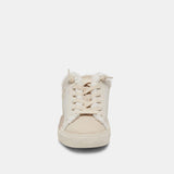 Zantel Sneaker Off White Crackled Leather