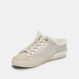 Zantel Sneaker Off White Crackled Leather