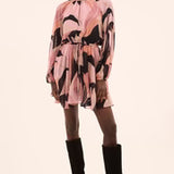 Anthea Dress Moody Abst Flora