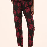 Ria Floral Pant Midnight Rose