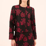 Yanni Floral Jacket Midnight Rose