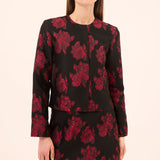 Yanni Floral Jacket Midnight Rose