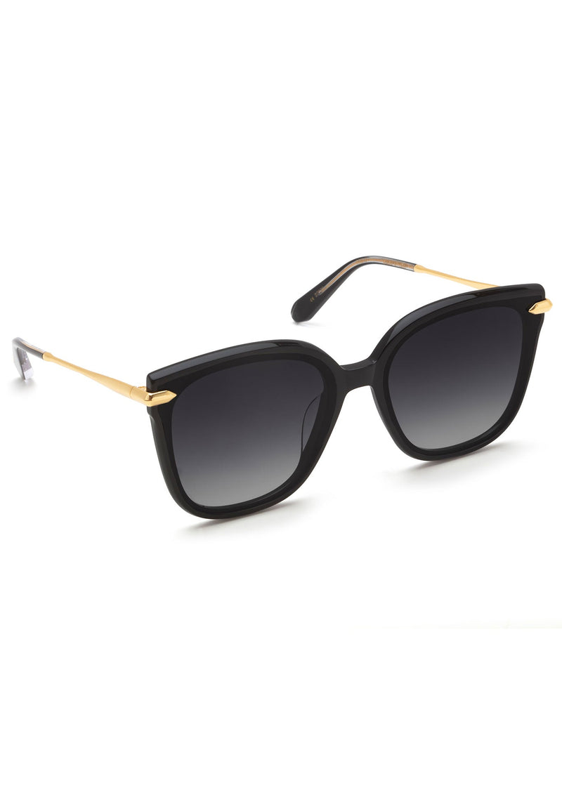 DEDE NYLON in Black + Black and Crystal 24K