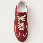Rife Sheen Red Leather Sneakers