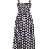 Clover Dress Celeste Dot Navy