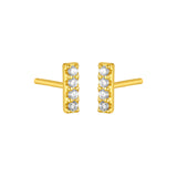 Maeda Bar Studs Gold
