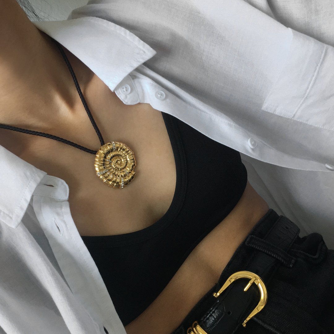 Odessa Necklace Gold / Brown
