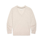 Ennes Ruched Sweater Mist Melange