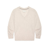 Ennes Ruched Sweater Mist Melange