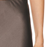 Silk Full Length Skirt Mushroom