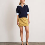 Esme Sweater Combo Top Maritime Blue Melange/Oxford